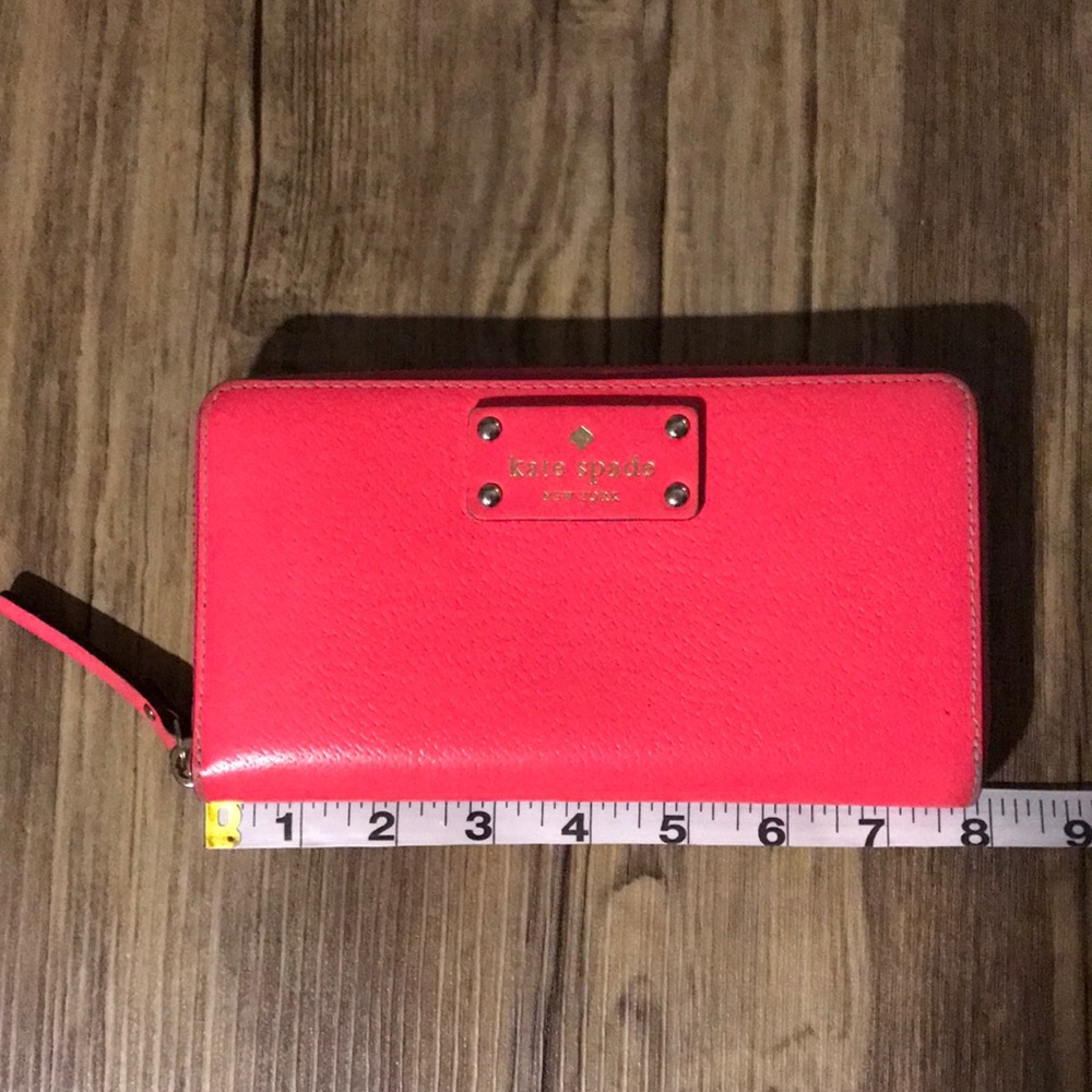 Hot pink kate spade wallet